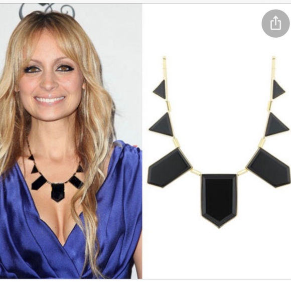 House of Harlow 1960 Blue Five Station Necklace - Picture 2 of 3